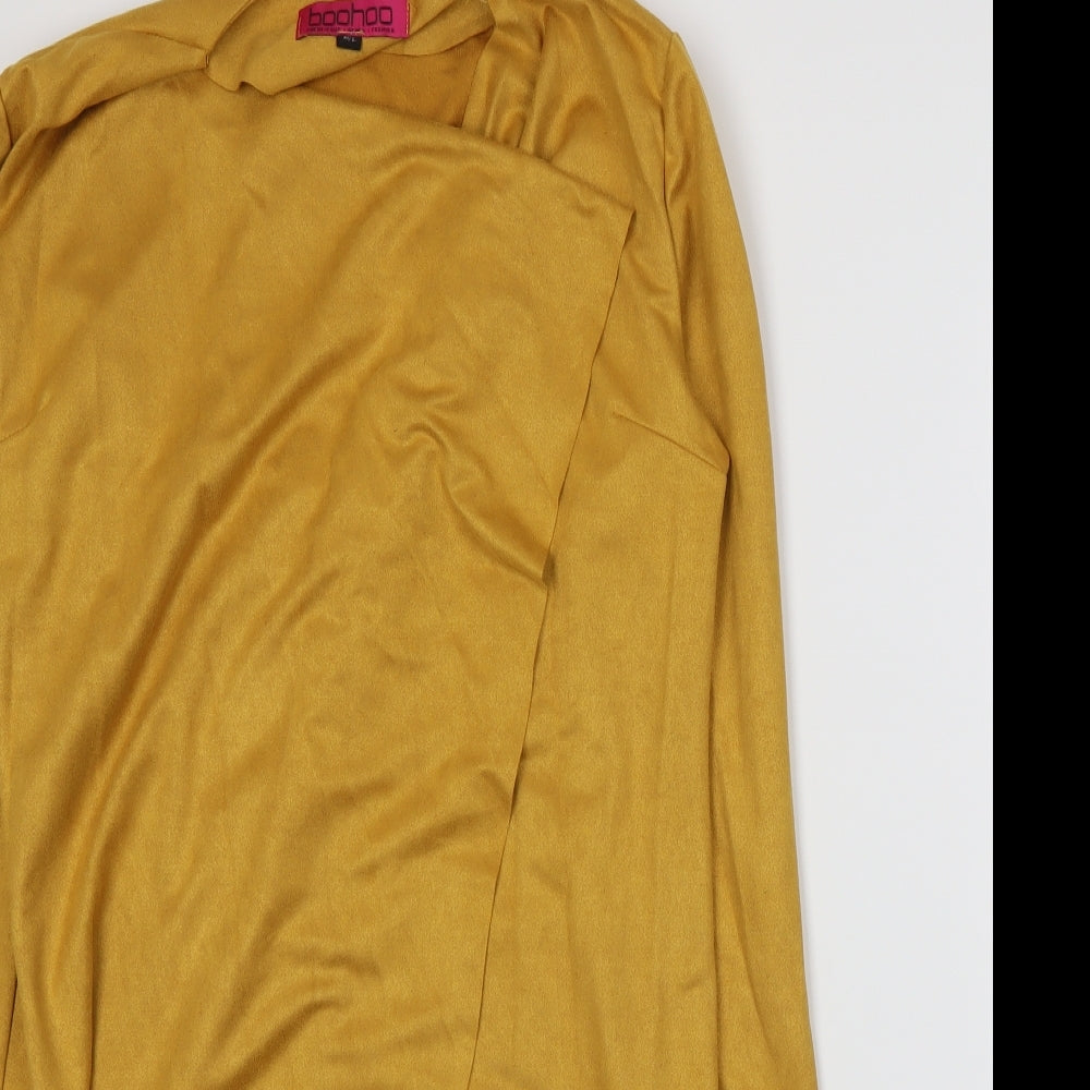 Boohoo Womens Yellow   Jacket  Size M