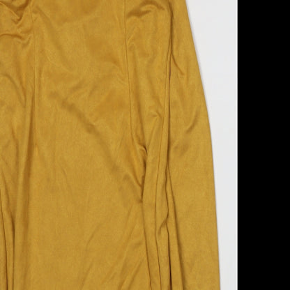 Boohoo Womens Yellow   Jacket  Size M