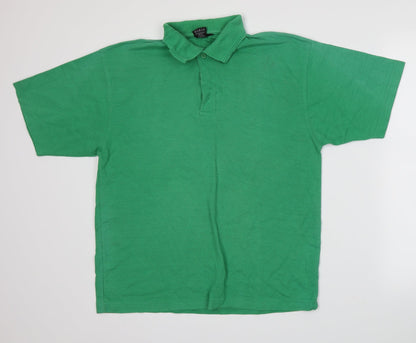Nathan Jones Mens Green    Polo Size L