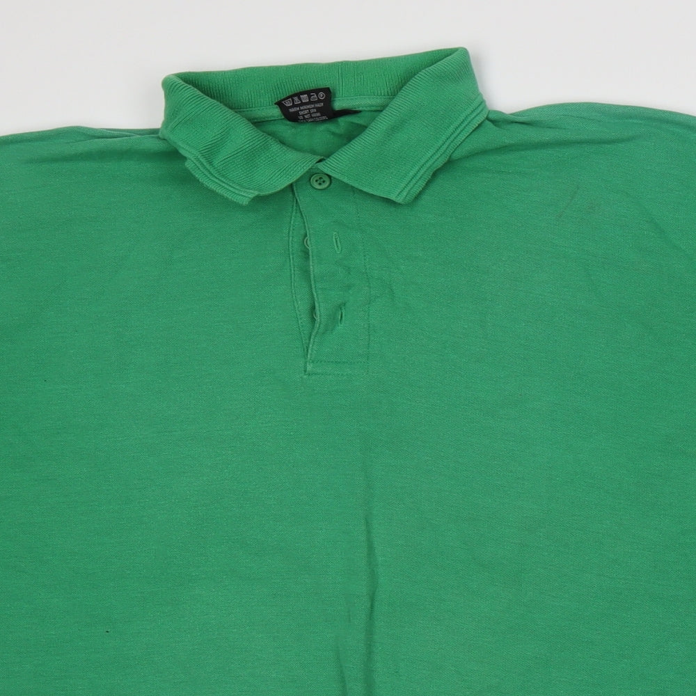 Nathan Jones Mens Green    Polo Size L