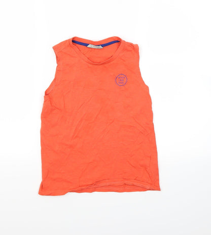 George Boys Orange   Basic Tank Size 8-9 Years