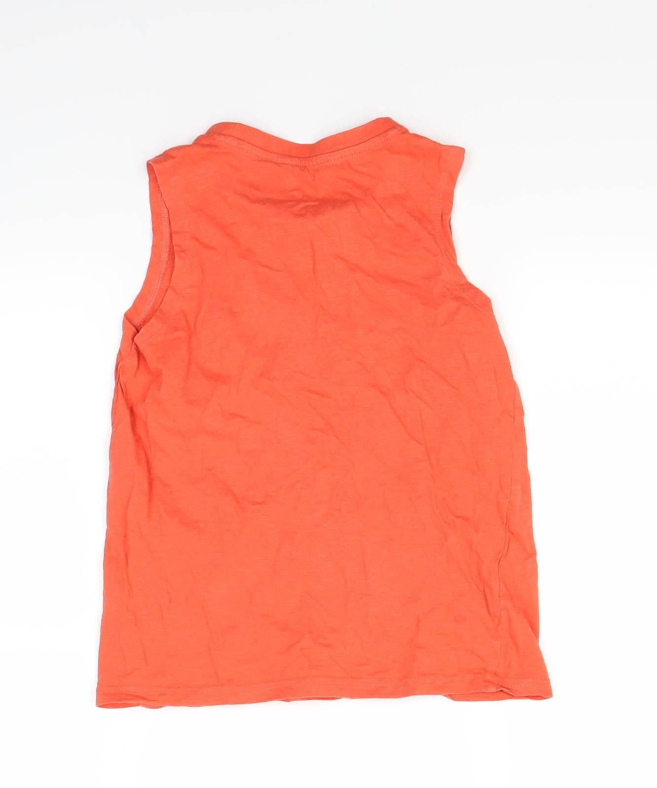 George Boys Orange   Basic Tank Size 8-9 Years