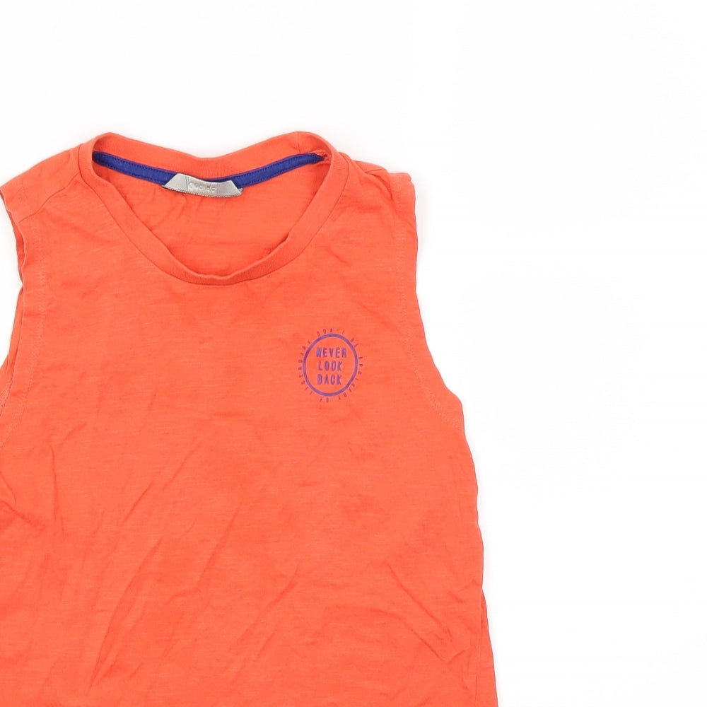 George Boys Orange   Basic Tank Size 8-9 Years
