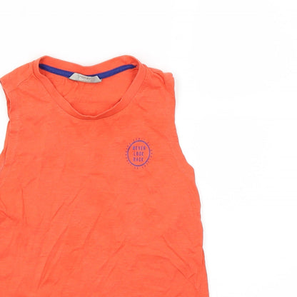 George Boys Orange   Basic Tank Size 8-9 Years