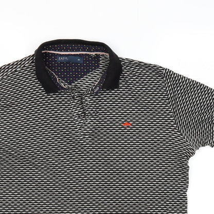 Easy Mens Grey    Polo Size M