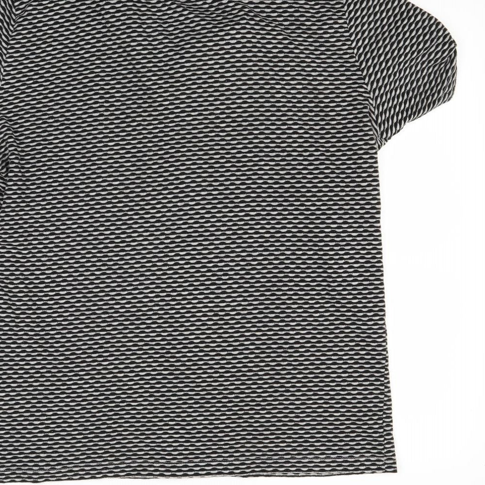 Easy Mens Grey    Polo Size M