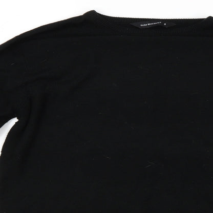 Ceader wood state Womens Black   Pullover Jumper Size S