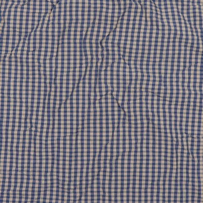 Mens UK Size 2XL Easy Blue  Button-Up Short Sleeve Casual Shirt