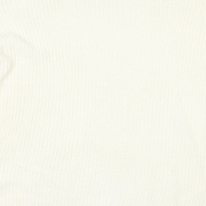 booh Womens Ivory   Pullover Jumper Size M  - tie sides