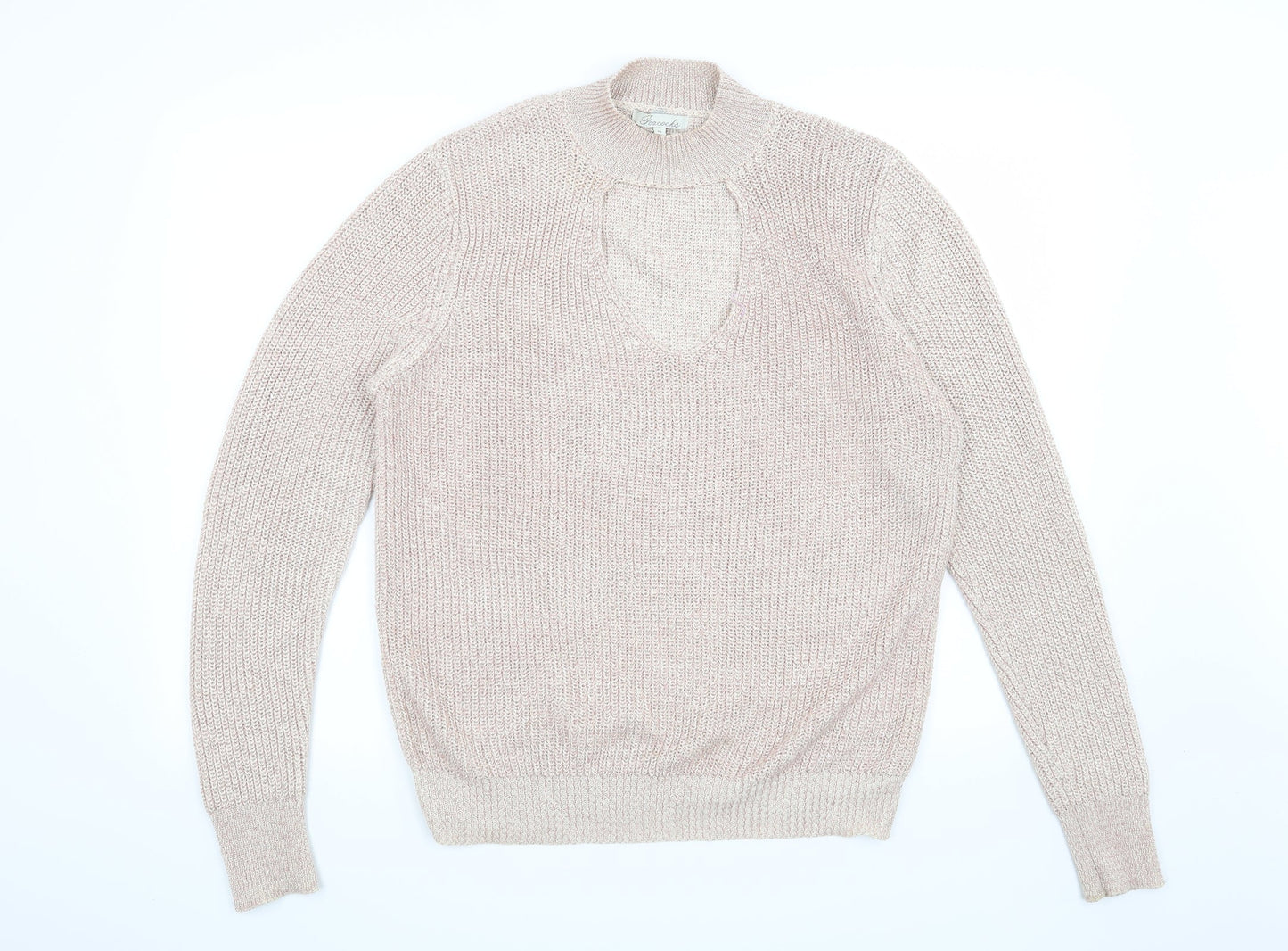 Peacocks Womens Pink   Pullover Jumper Size M