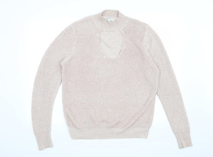 Peacocks Womens Pink   Pullover Jumper Size M