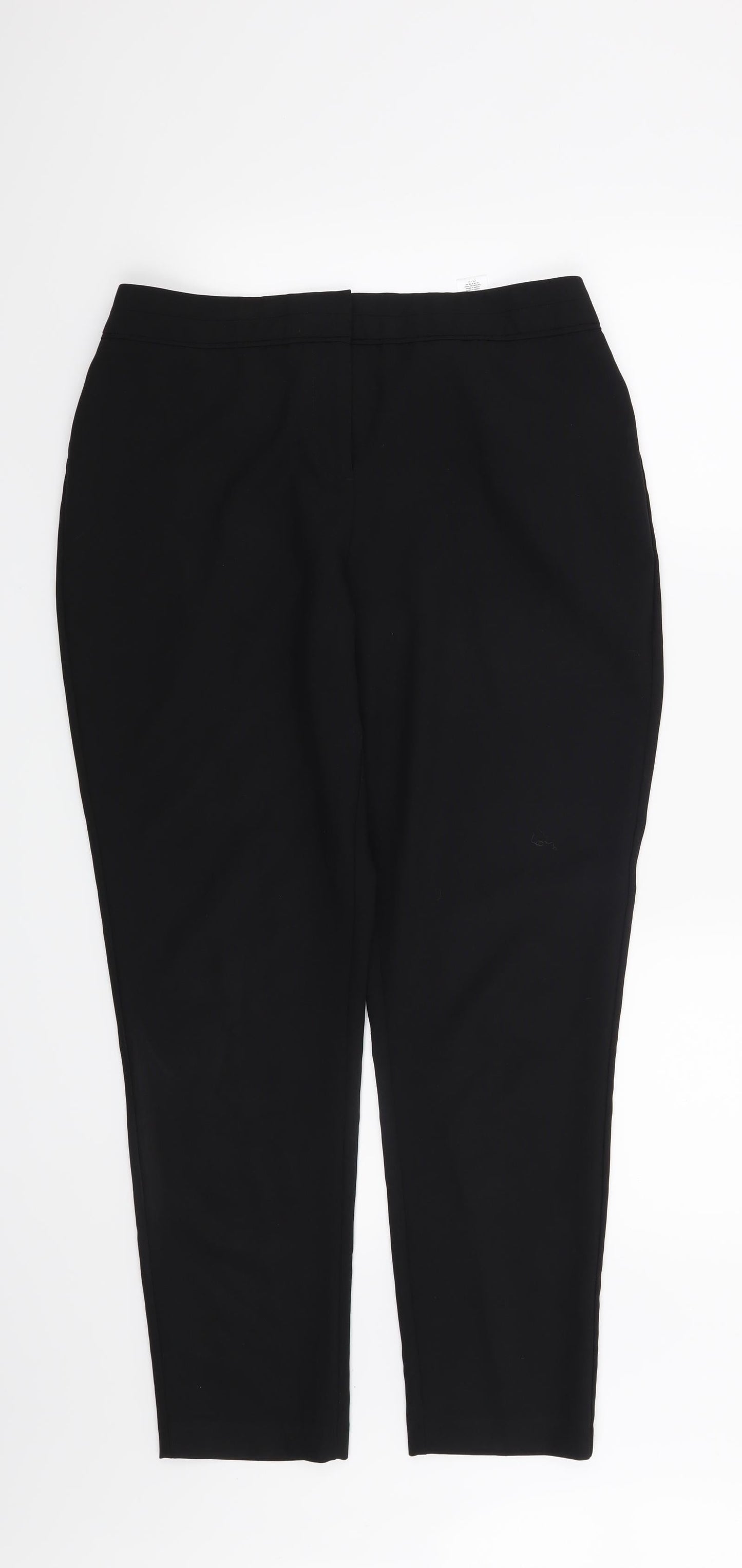 F&F Womens Black   Trousers  Size 12 L28 in