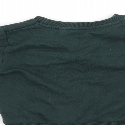 Primark Boys Green   Pullover Sweatshirt Size 3-4 Years  - Hero