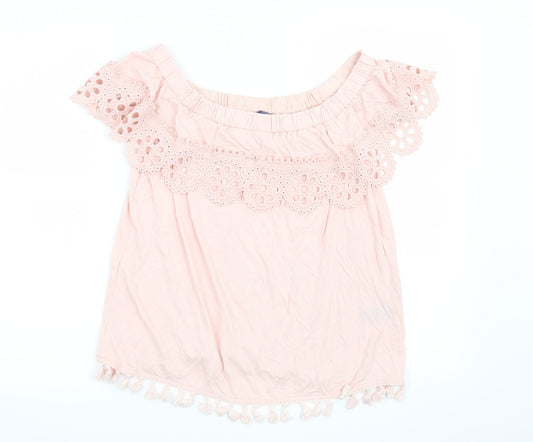 TU Womens Pink   Basic T-Shirt Size 8