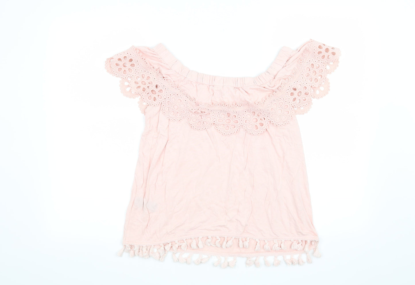 TU Womens Pink   Basic T-Shirt Size 8