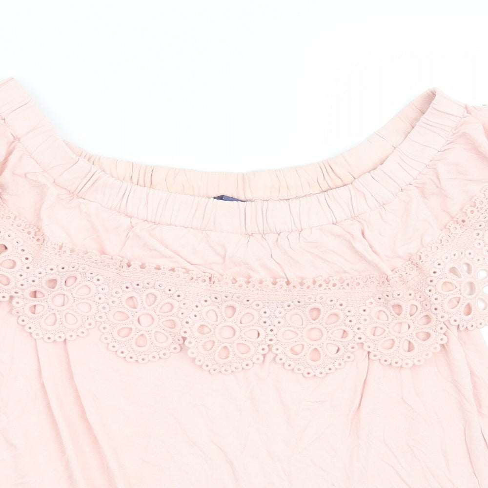 TU Womens Pink   Basic T-Shirt Size 8