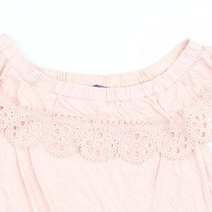 TU Womens Pink   Basic T-Shirt Size 8