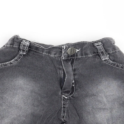 Siser Boys Grey   Cropped Jeans Size 2 Years