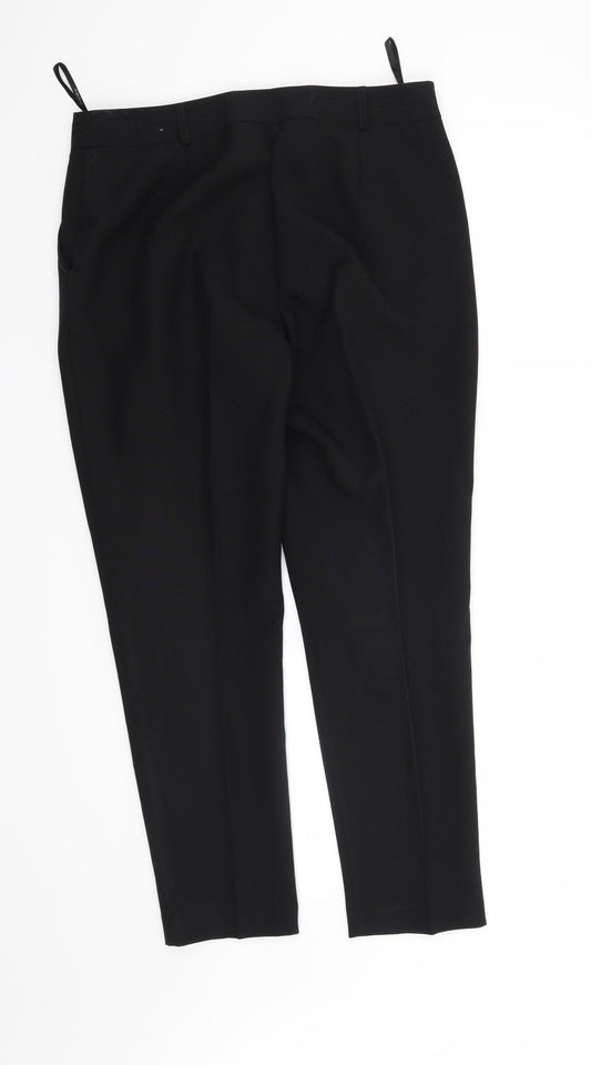 Primark Womens Black   Trousers  Size 12 L28 in