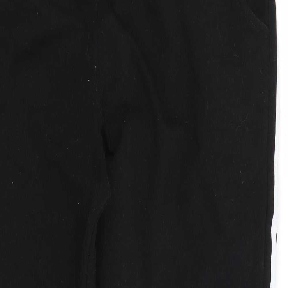 Miss Diona Womens Black Striped  Sweatpants Trousers Size L L28 in