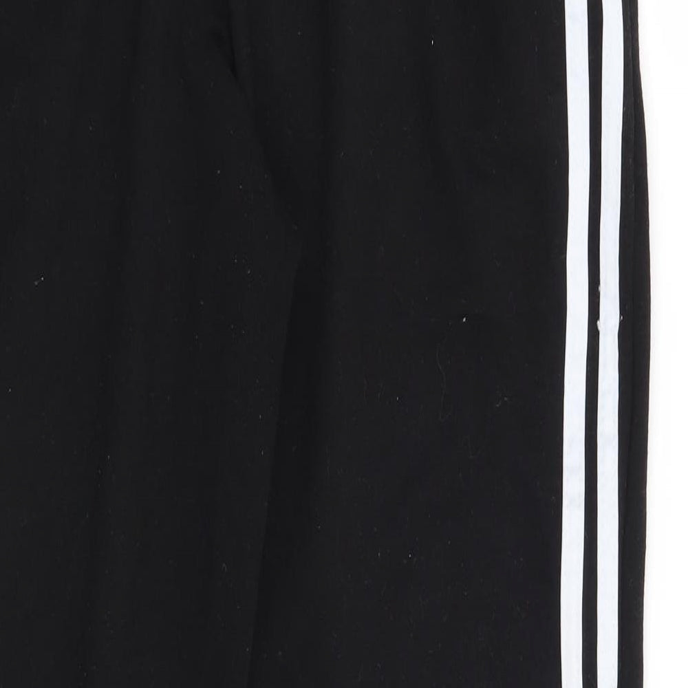 Miss Diona Womens Black Striped  Sweatpants Trousers Size L L28 in