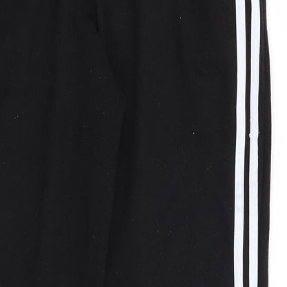 Miss Diona Womens Black Striped  Sweatpants Trousers Size L L28 in