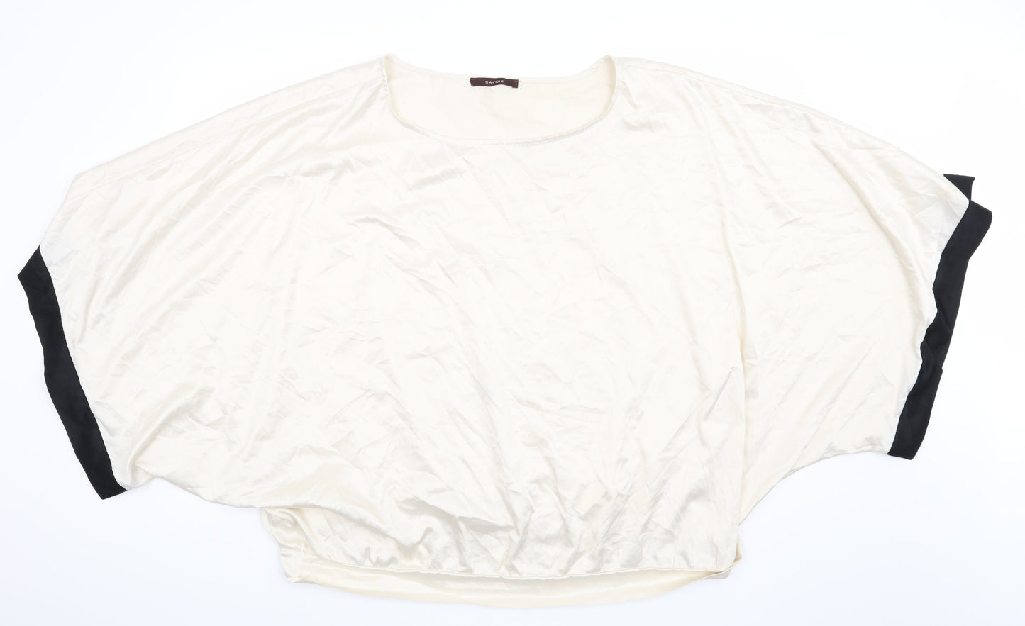 Womens UK Size 24 Savoir Beige Basic Blouse