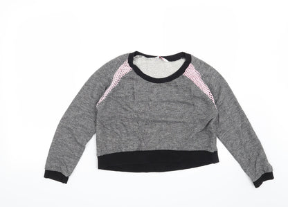 Sophie Girls Grey   Pullover Sweatshirt Size 12-13 Years