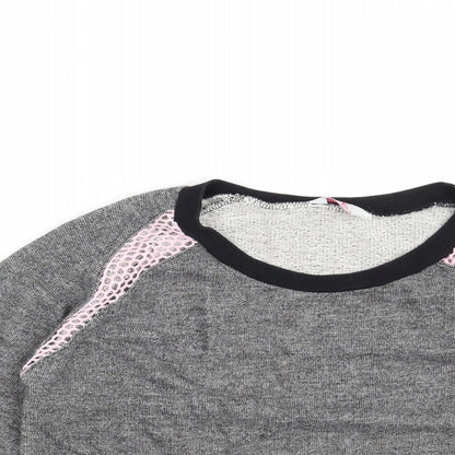 Sophie Girls Grey   Pullover Sweatshirt Size 12-13 Years