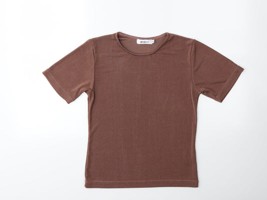 Damart Womens Brown   Basic T-Shirt Size 8
