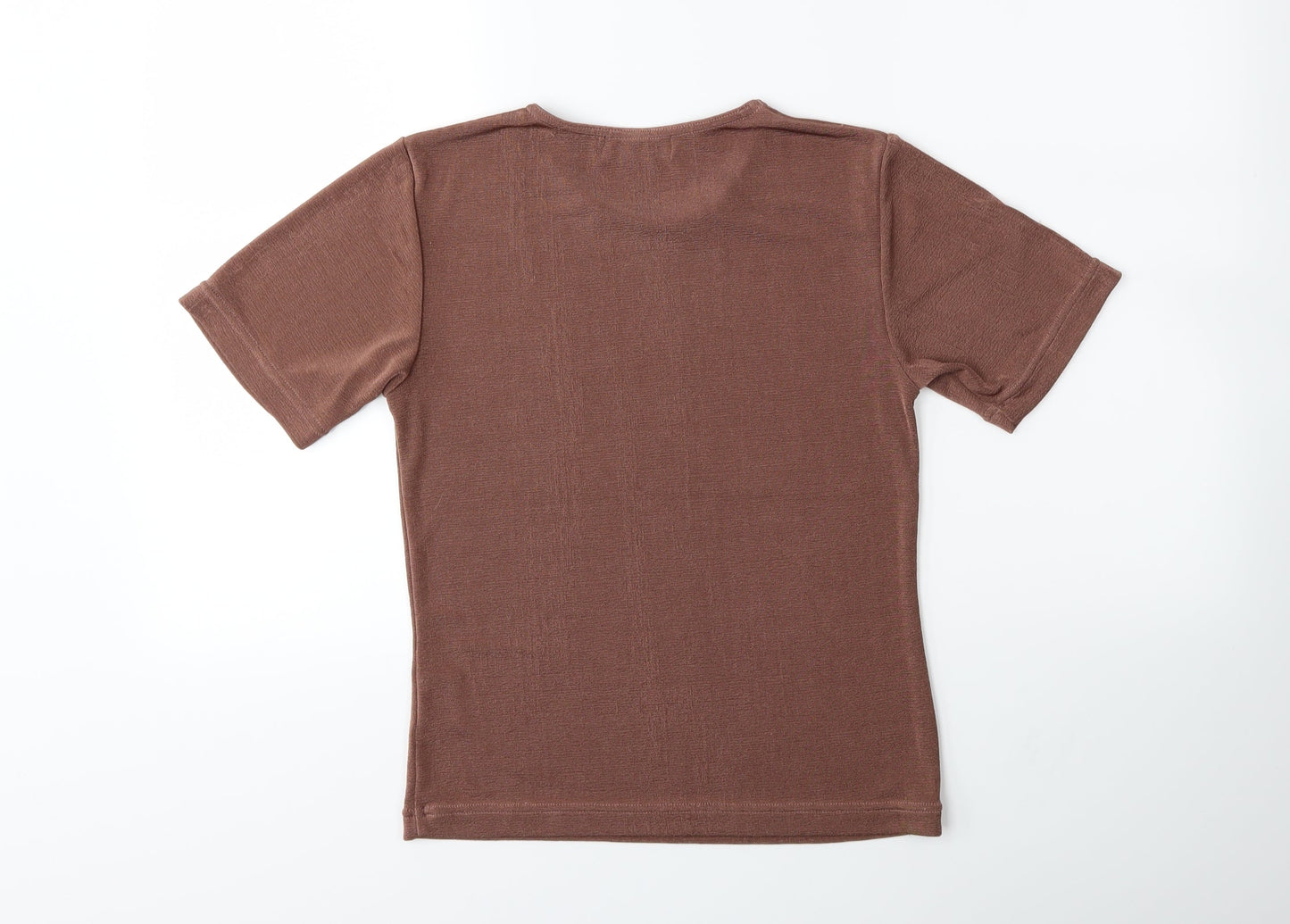Damart Womens Brown   Basic T-Shirt Size 8