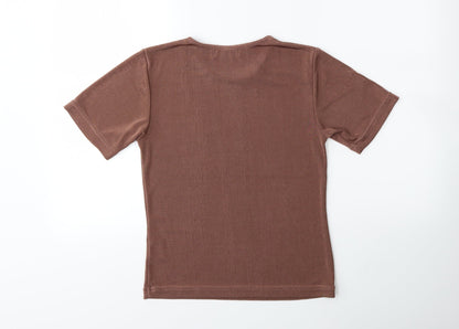 Damart Womens Brown   Basic T-Shirt Size 8