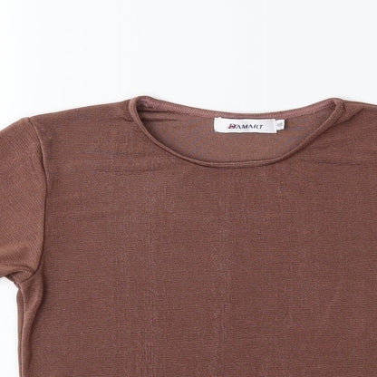 Damart Womens Brown   Basic T-Shirt Size 8