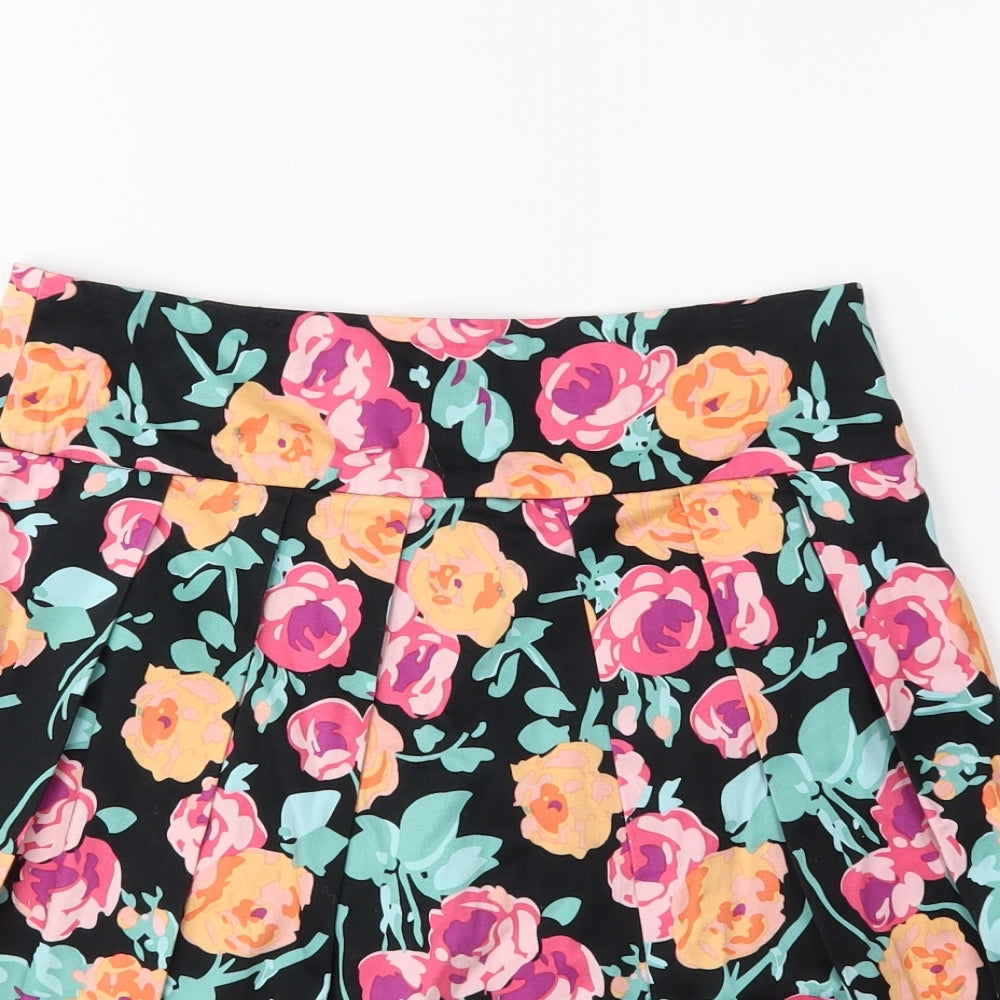 New Look Womens Black Floral  Straight & Pencil Set Size 10