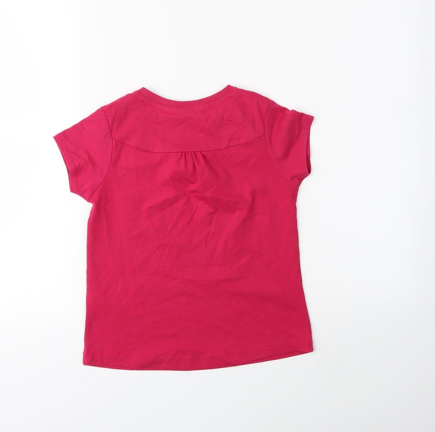 LA Gear Girls Pink   Basic T-Shirt Size 7 Years