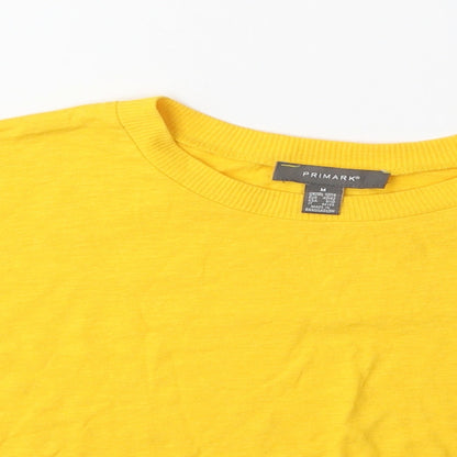 Primark Womens Yellow   Basic T-Shirt Size 12
