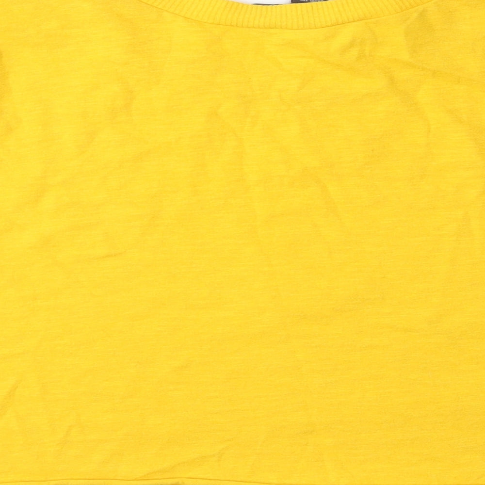 Primark Womens Yellow   Basic T-Shirt Size 12