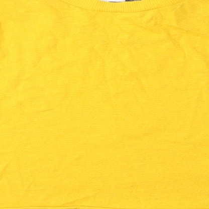 Primark Womens Yellow   Basic T-Shirt Size 12