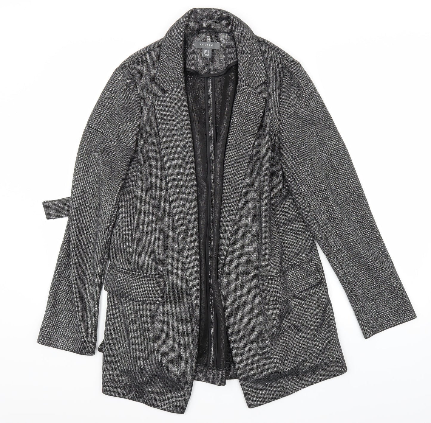 Primark Womens Black   Jacket Coat Size 14