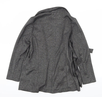 Primark Womens Black   Jacket Coat Size 14