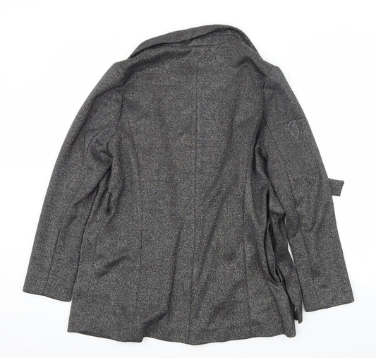 Primark Womens Black   Jacket Coat Size 14