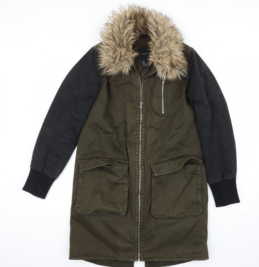 FOREVER 21 Womens Green   Jacket Coat Size S