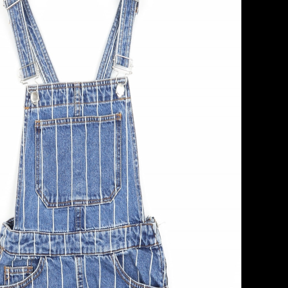 H&M Womens Blue   Dungaree  Size 2