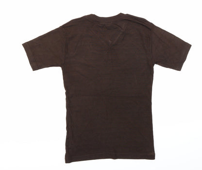 Flotta Dimare Womens Brown   Basic Polo Size S