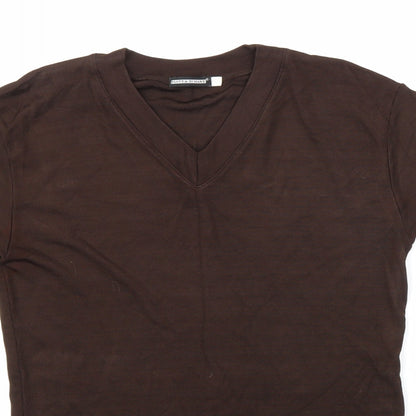 Flotta Dimare Womens Brown   Basic Polo Size S