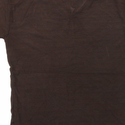 Flotta Dimare Womens Brown   Basic Polo Size S