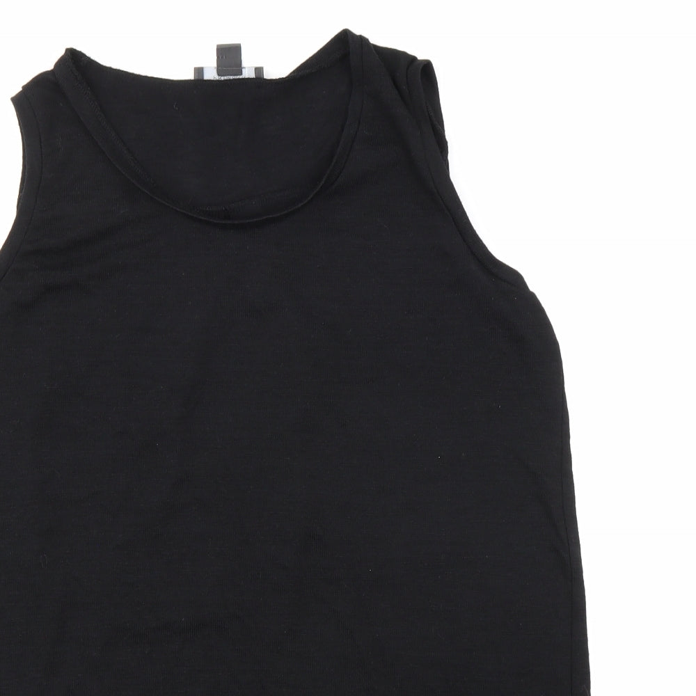 Primark Womens Black  Knit Basic Tank Size M
