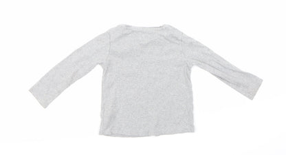 F&F Girls Grey   Basic T-Shirt Size 18-24 Months