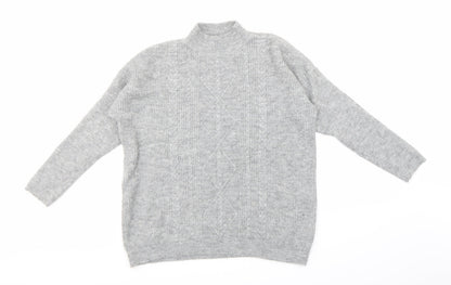 Womens UK Size S Peacocks Grey Pullover Jumper