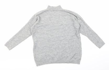 Womens UK Size S Peacocks Grey Pullover Jumper